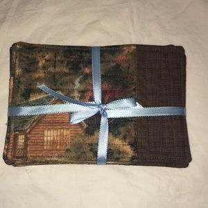 Handcrafted, Quilted Fabric Coasters